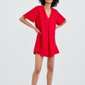 Red Zara Mini Dress